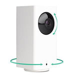 Wyze Cam Pan 1080p Pan/Tilt/Zoom Wi-Fi innendørs smart hjemmekamera med nattsyn, fungerer med Alexa og Google Assistant, hvit