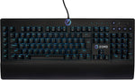 ZORD M9 Gaming mekanisk tastatur Kablet, RGB LED Bakgrunnsbelyste RØDE brytere 
